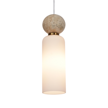 Lampa wisząca Italux Santos PND-95331-3-BRSS Mosiężny