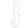 Sollux Lighting Lampa wisząca TITRAN 3 biała SL.1138