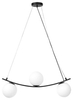 Lampa wisząca Rabalux Aslan 3469 czarny matowy