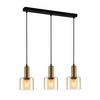 Lampa wisząca Italux PND-65342-3-BRO+AMB Santia
