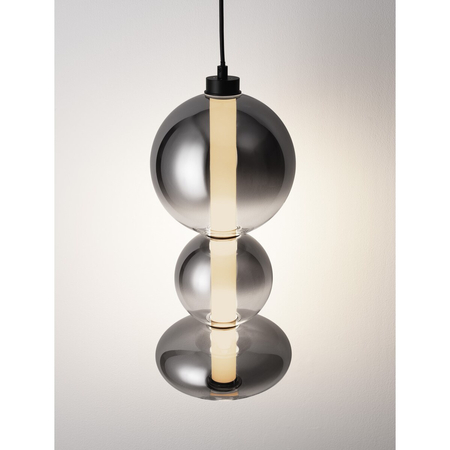 Lampa wisząca Luces Exclusivas LE44221 czarny, szary i odcienie szarości