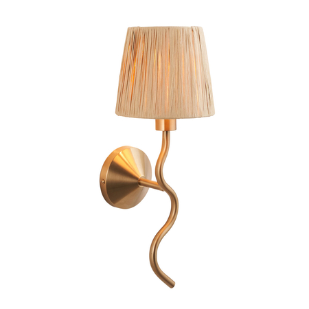 Kinkiet Endon Lighting Wriggle 114227 mosiądz