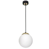 Milagro Lampa wisząca SPARTA BLACK / GOLD 1xE27 MLP6495 CZARNY / ZŁOTY