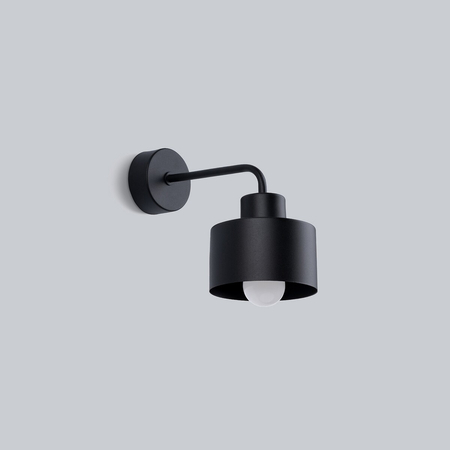 Sollux Lighting Kinkiet SAVAR 1 czarny SL.1129