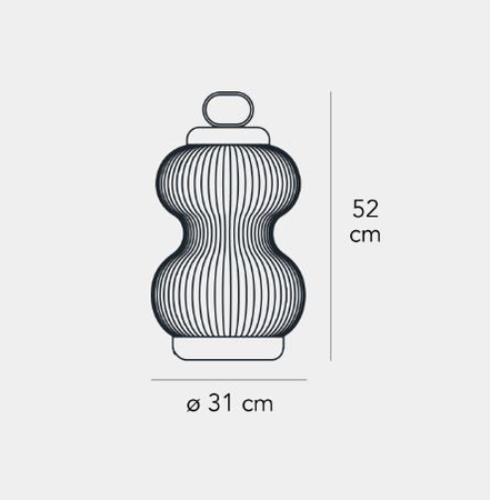Lampa stołowa Fontana Arte F438505150NFWL Kanji