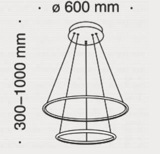 Lampa wisząca Maytoni MOD877PL-L62W Nola - Biała