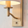 Kinkiet Endon Lighting Ortona 70246 mosiądz