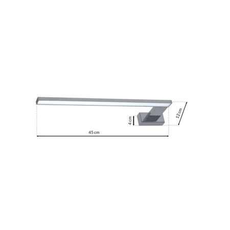 Milagro Kinkiet SHINE CHROME 45cm 11W LED ML031 CHROM