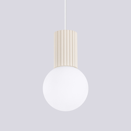 Sollux Lighting Lampa wisząca HALO 1 beżowa SL.1719