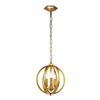Lampa wisząca Elstead Lighting Corinne mosiądz FE-CORINNE-3P-S-BB