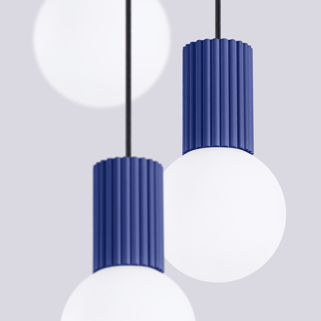 Sollux Lighting Lampa wisząca HALO 3P ultramaryna SL.1740