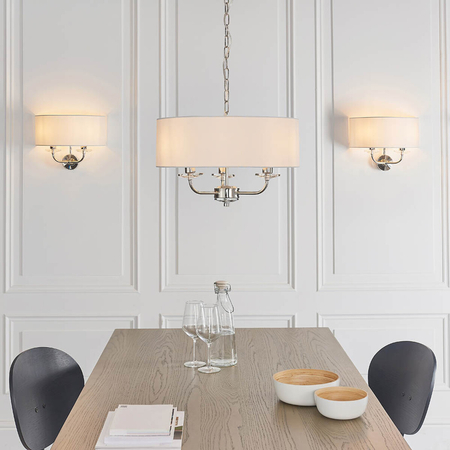 Kinkiet Endon Lighting Nixon 60180 nikiel