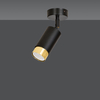 Lampa sufitowa HIRO 1 BL/GOLD Emibig 965/1 czarny/złoty