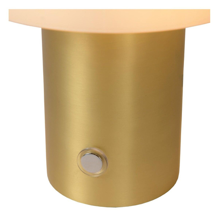 Lampa stołowa Lucide TIMON 05538/01/02 biały/złoty