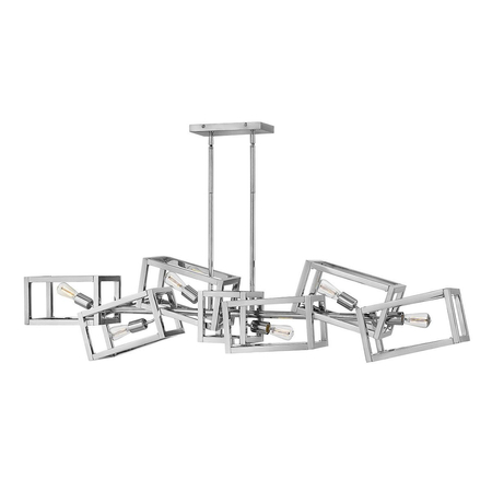 Lampa wisząca Ensemble - 6 źródeł światła - Polerowany nikiel Quintiesse QN-ENSEMBLE6-PN