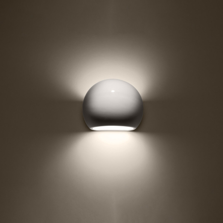 Sollux Lighting Kinkiet lakierowany GLOBE biały połysk SL.1026
