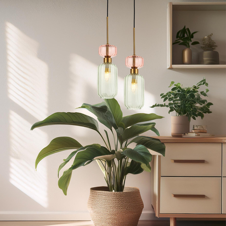 Milagro Lampa wisząca MOLLY GREEN 1xE14 ML1824 Zielony