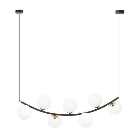 Lampa wisząca RITZ 7 Emibig 1298/7 biały/czarny