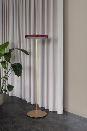 Lampa podłogowa Umage 2341 Asteria Floor ruby red