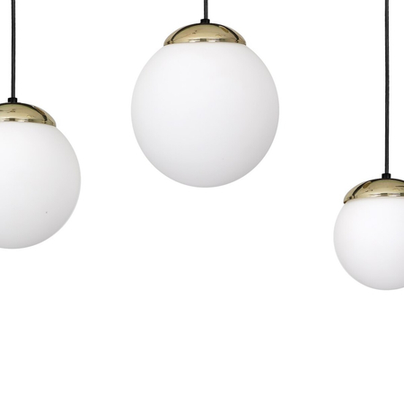 Milagro Lampa wisząca SPARTA BLACK / GOLD 3xE14 MLP6500 CZARNY / ZŁOTY