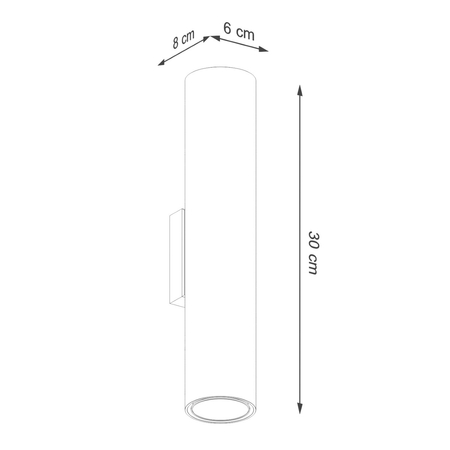 Sollux Lighting Kinkiet LAGOS 2 zielony oliwkowy SL.1488