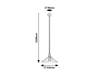 Lampa wisząca Rabalux Daryl 5271 czarny