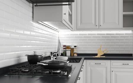 Profil LED Greenie P3-1C 1m Typ C kątowy czarny lakierowany