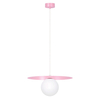 Lampa wisząca Kaja ROBIN K-5441 różowy, biały