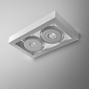 Kinkiet AQform Cadra 111 X 2 Qrled 230 Wall Biały Struktura