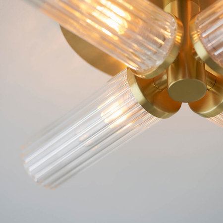 Lampa sufitowa Endon Lighting Talo 96160 mosiądz