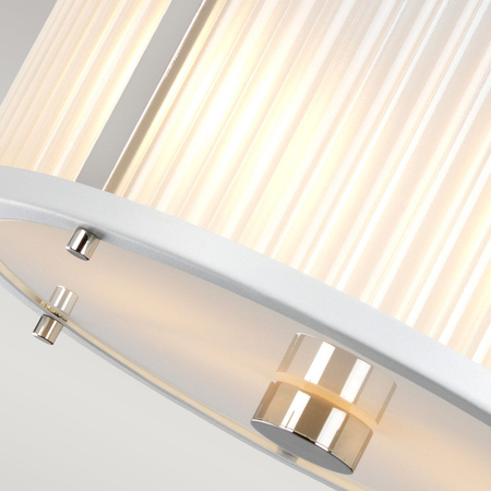 Lampa wisząca Elstead Lighting Corona biały/szary DL-CORONA-2P-WPN
