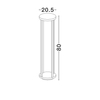 Lampa ogrodowa Luces Exclusivas TAZORIA LE75171 antracyt