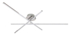 Lampa sufitowa Rabalux Meredith 2479 chrom