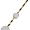 Lampa wisząca Vaku 1xLED złota LP-719/2P GD