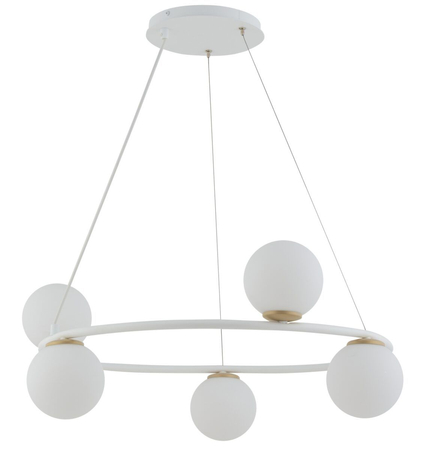 Sigma 33385 GAMA KOŁO 5 biały złoty lampa wisząca