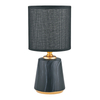 Lampa stołowa Zuma Line HS8605-BL LAMPA STOŁOWA CZARNY/ZŁOTY