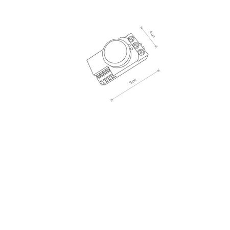 MICROWAVE SENSOR Nowodvorski 8821 biały