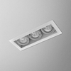 Lampa wpuszczana AQForm Squares 50 x 3 230V Recessed Biały Struktura