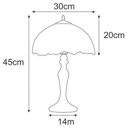 Lampa stołowa Kaja SUNFLOWER K-G12814 wielokolorowy