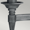 Kinkiet Elstead Lighting Saxon patyna SAX2-BLK-SIL
