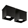 Sollux Lighting Plafon QUAD 2 szary SL.0064