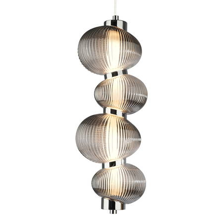 Milagro Lampa wisząca BOLLA SMOKED 17W LED ML1423 CHROM