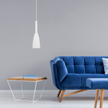 Lampa wisząca Solin wisząca 1xE27 biała LP-181/1P WH