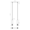 Sollux Lighting Lampa wisząca LIRO 2 biały SL.1692