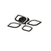 Lampa sufitowa Zuma Line MS236040R-BK ILLUMIA LAMPA SUFITOWA CZARNA-ZŁOTA/BLACK-GOLD