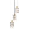 Lampa wisząca Italux Alma PND-40668-3-HBR Złoty