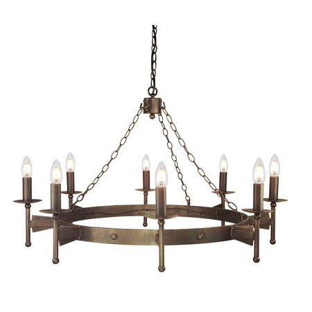 Żyrandol Elstead Lighting Cromwell brąz CW8-OLD-BRZ