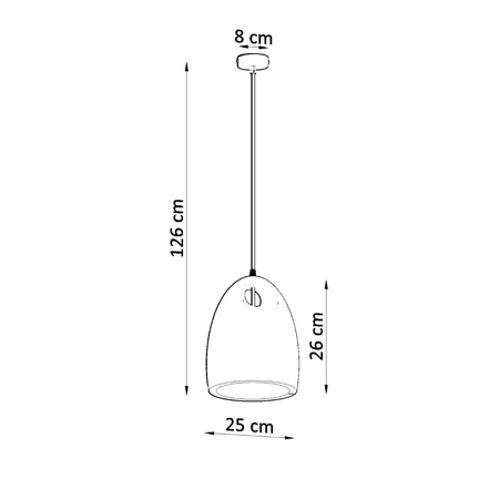 Sollux Lighting Lampa wisząca ceramiczna BUKANO SL.0842