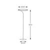 Lampa podłogowa Zuma Line E82907-31 CORIT LAMPA PODŁOGOWA CZARNA/BLACK