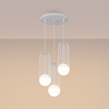 Sollux Lighting Lampa wisząca BRINA 3P biała SL.1335